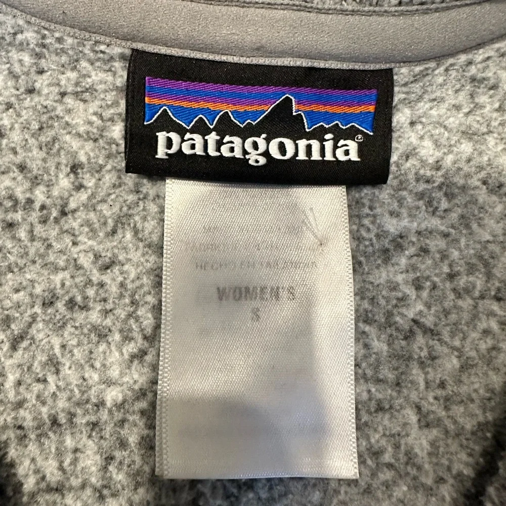 Patagonia Women's Better Sweater 1/4 Zip Fleece In Gray Sz S - Picture 13 of 15